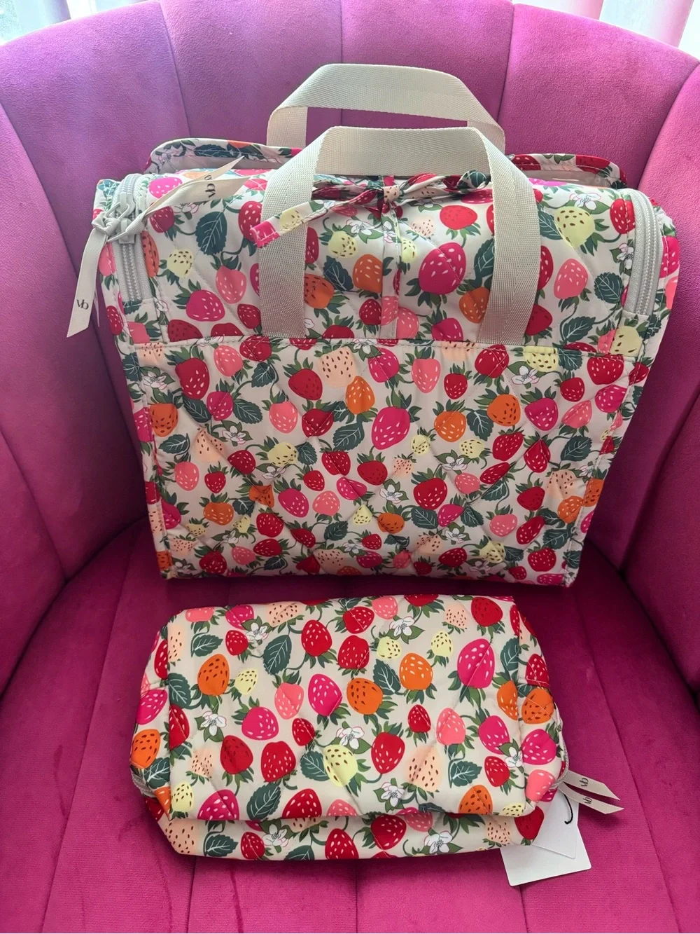Vera Bradley Bushels of Berries Weekender Set
